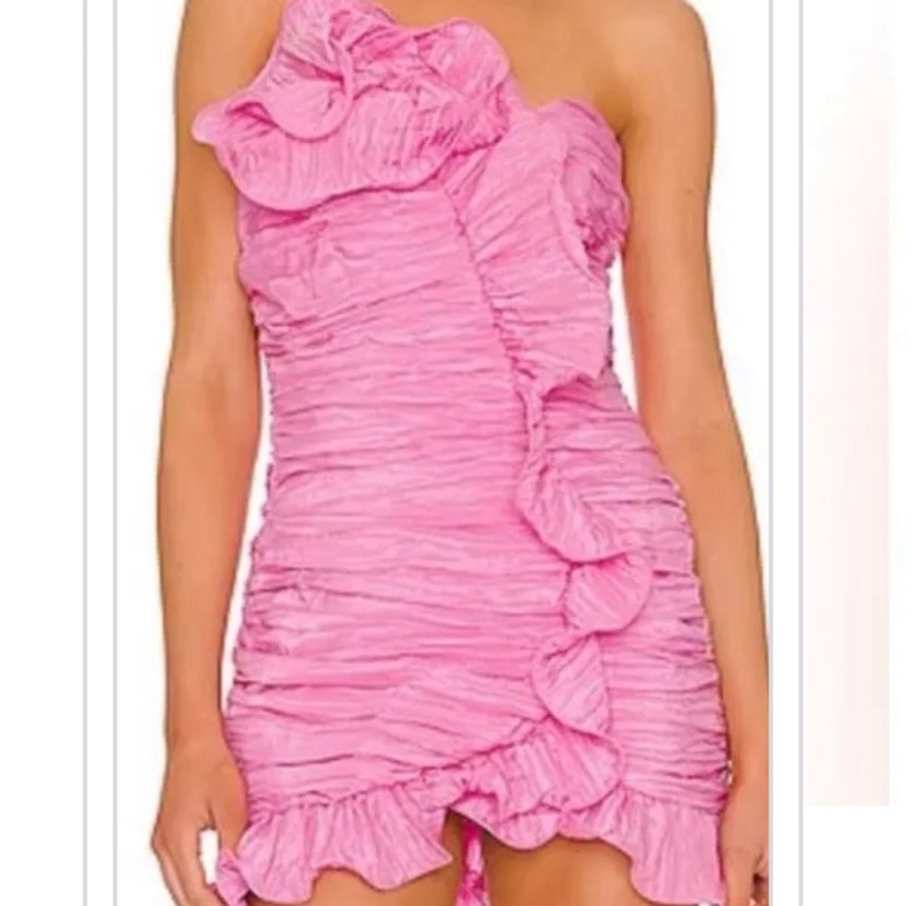 Love shack fancy pink flower dress
